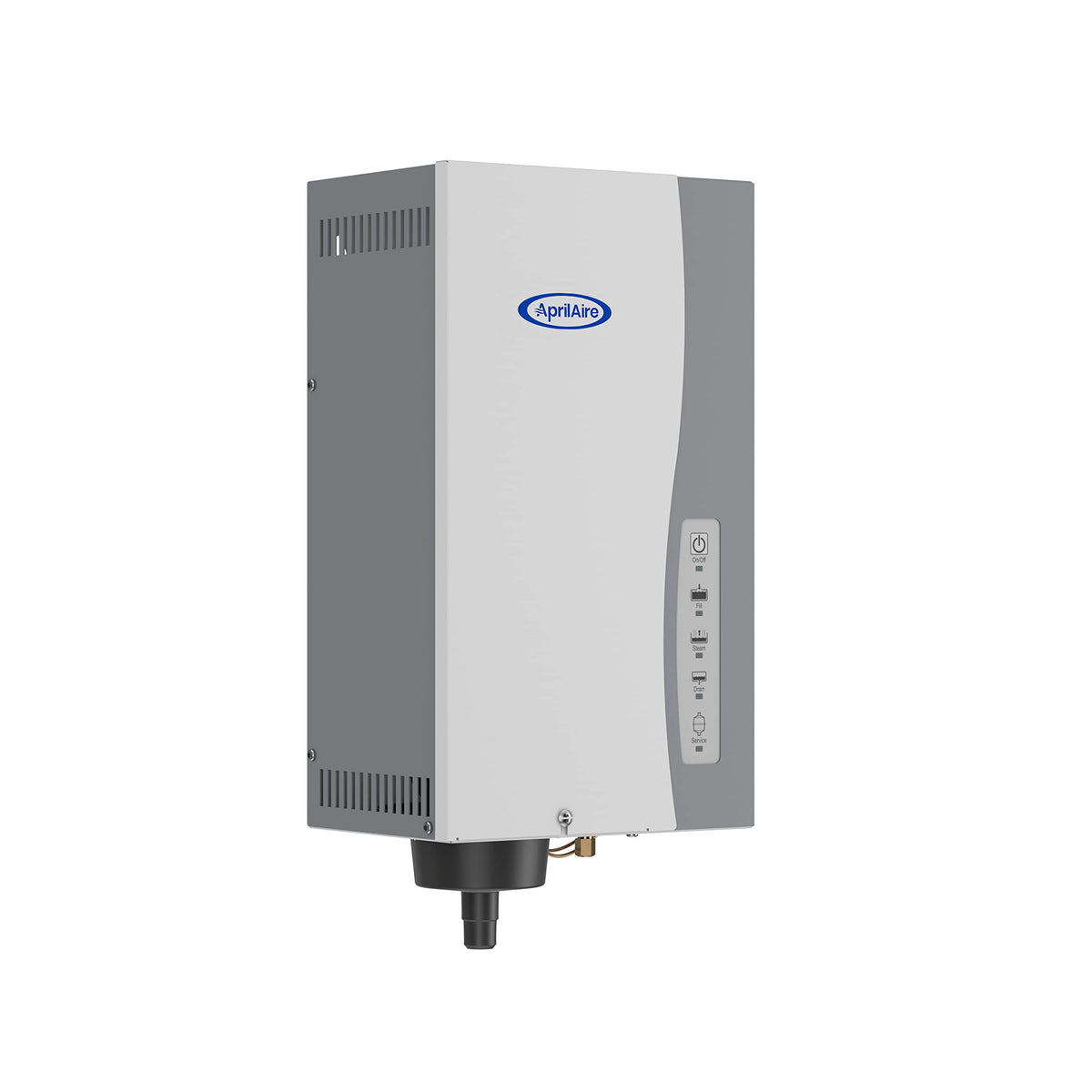 AprilAire 865 Whole-House Steam Humidifier, Manual Steam Humidifier with Wall Mount Fan, Whole-House Humidifier for Homes without HVAC Duct System up to 10,300 Sq. Ft., White