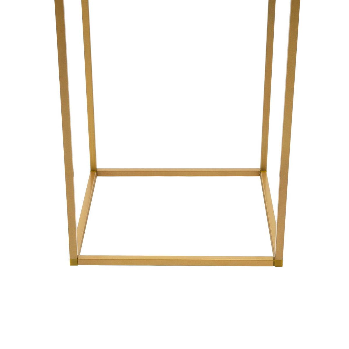 10PCs 31.4 in Tall Metal Column Flower Stand for Wedding Table Centerpieces, Gold Rectangular Floor Vase Holder Display Rack for Birthday Party Events Home Decor (31.4 in)