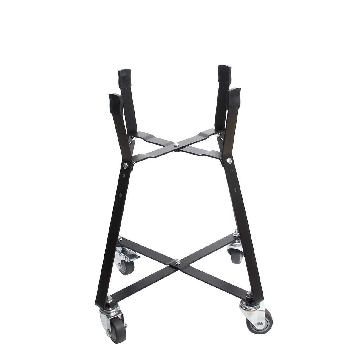 Rolling Cart for Kamado Joe Junior Accessories,Kamado Joe Rolling Nest with Heavy Duty Locking Caster Wheels Powder Coated Steel Rolling Outdoor Cart for Kamado Joe Junior Grill Stand
