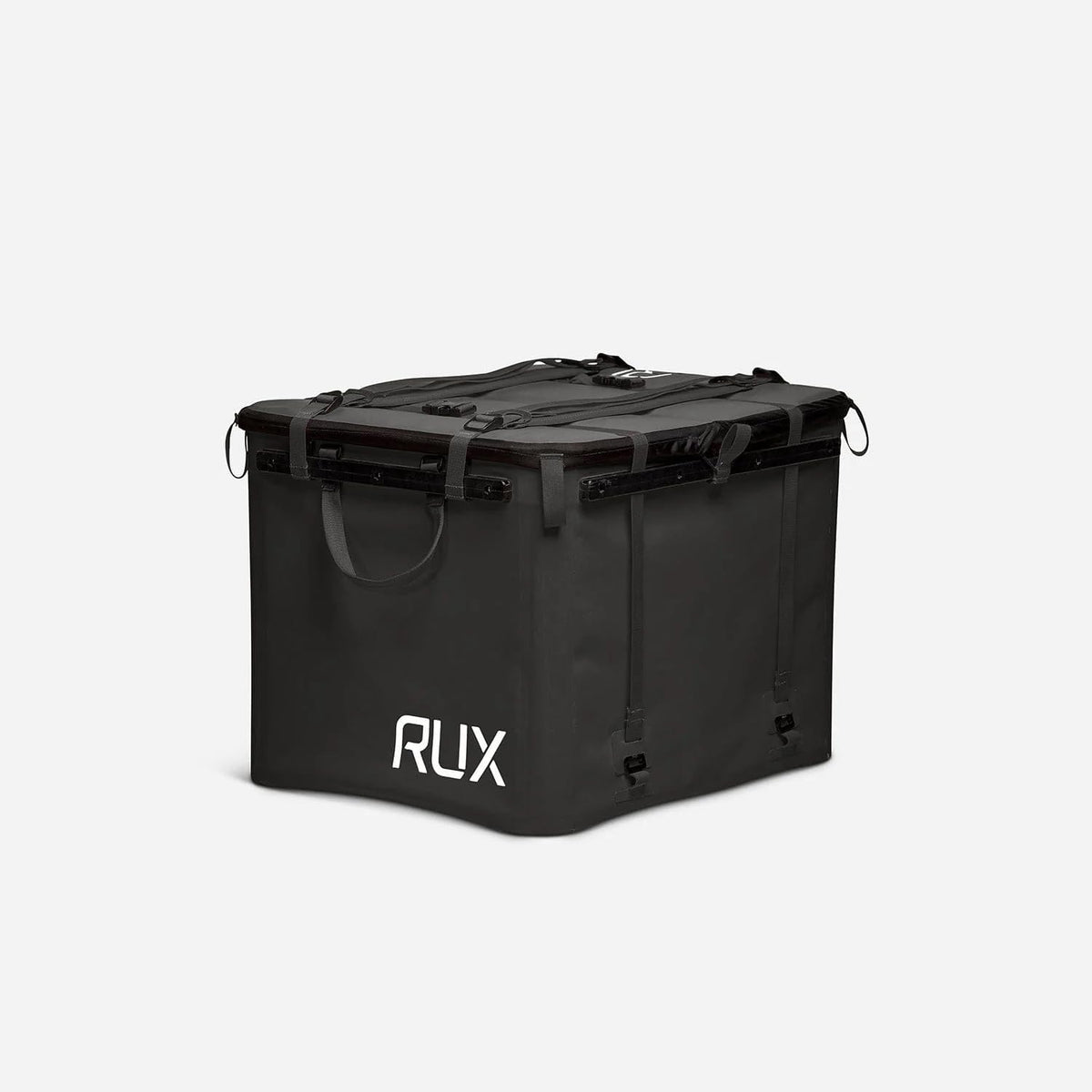 RUX 70L Collapsible Gear Box (Black) - Modular Adventure Storage Solution For Camping Storage, Overlanding, Off-road And Van Life - Weatherproof, Durable and Multifunctional