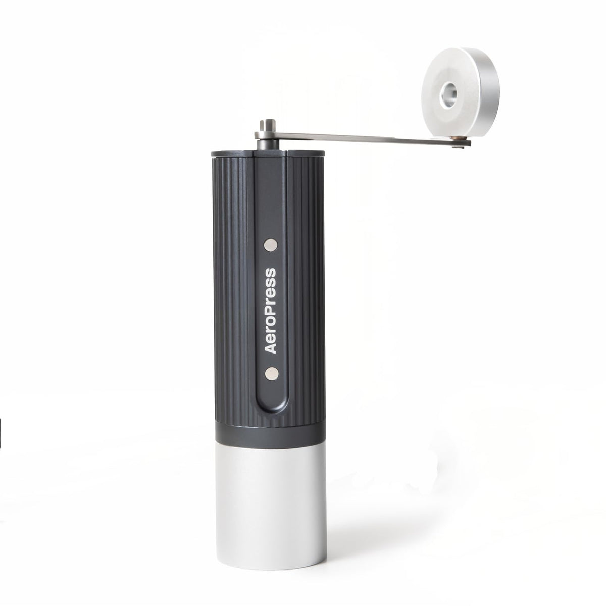 AeroPress Manual Coffee Grinder – Portable Hand Burr Grinder with Titanium-Coated Conical Burrs, 60 Grind Settings, Compact Travel Coffee Bean Grinder for AeroPress, Espresso, French Press, Moka Pot