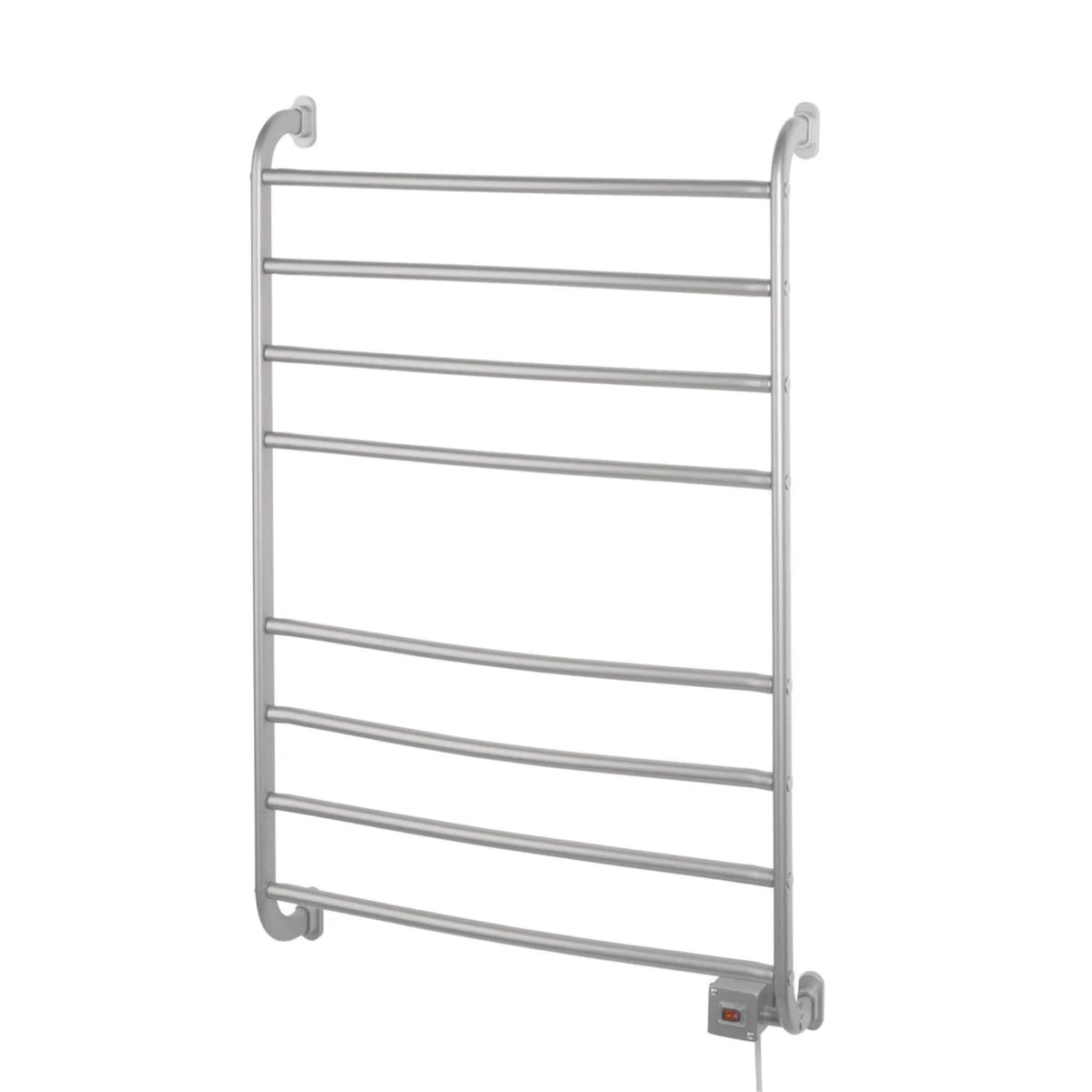 Warmrails Kensington Towel Warmer - Wall Mounted Towel Warmer Rack for Drying Towels and Garments - 39.5-Inch Nickel Finish Frame with 4 Bars - Model HSKS