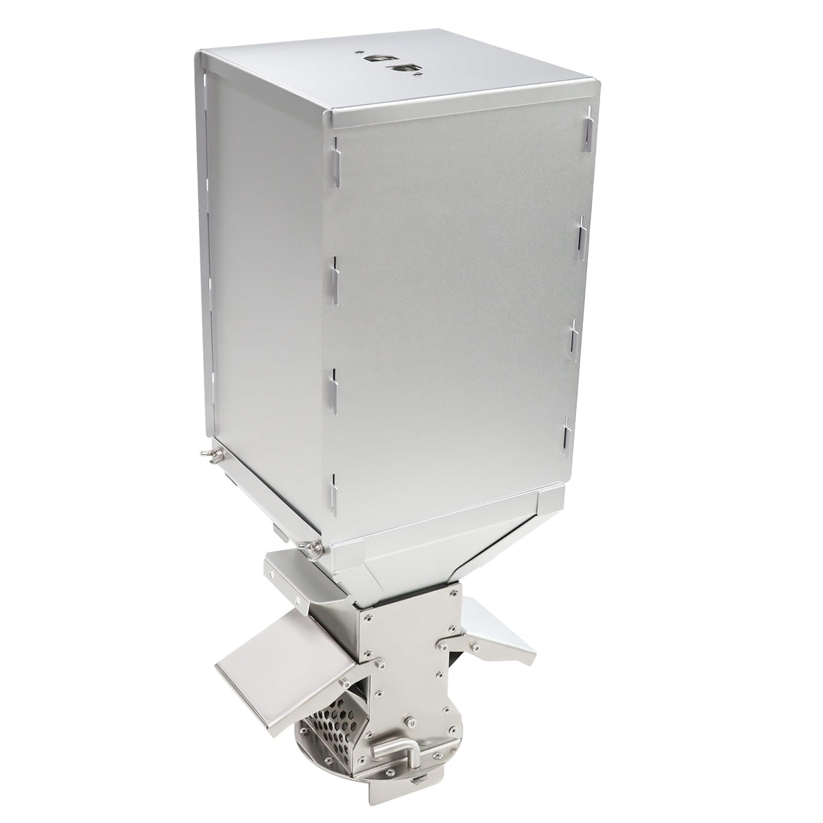 Outdoor Camping Stove Accessory Pellet Bin with Burner for Tent Stove(Silver)
