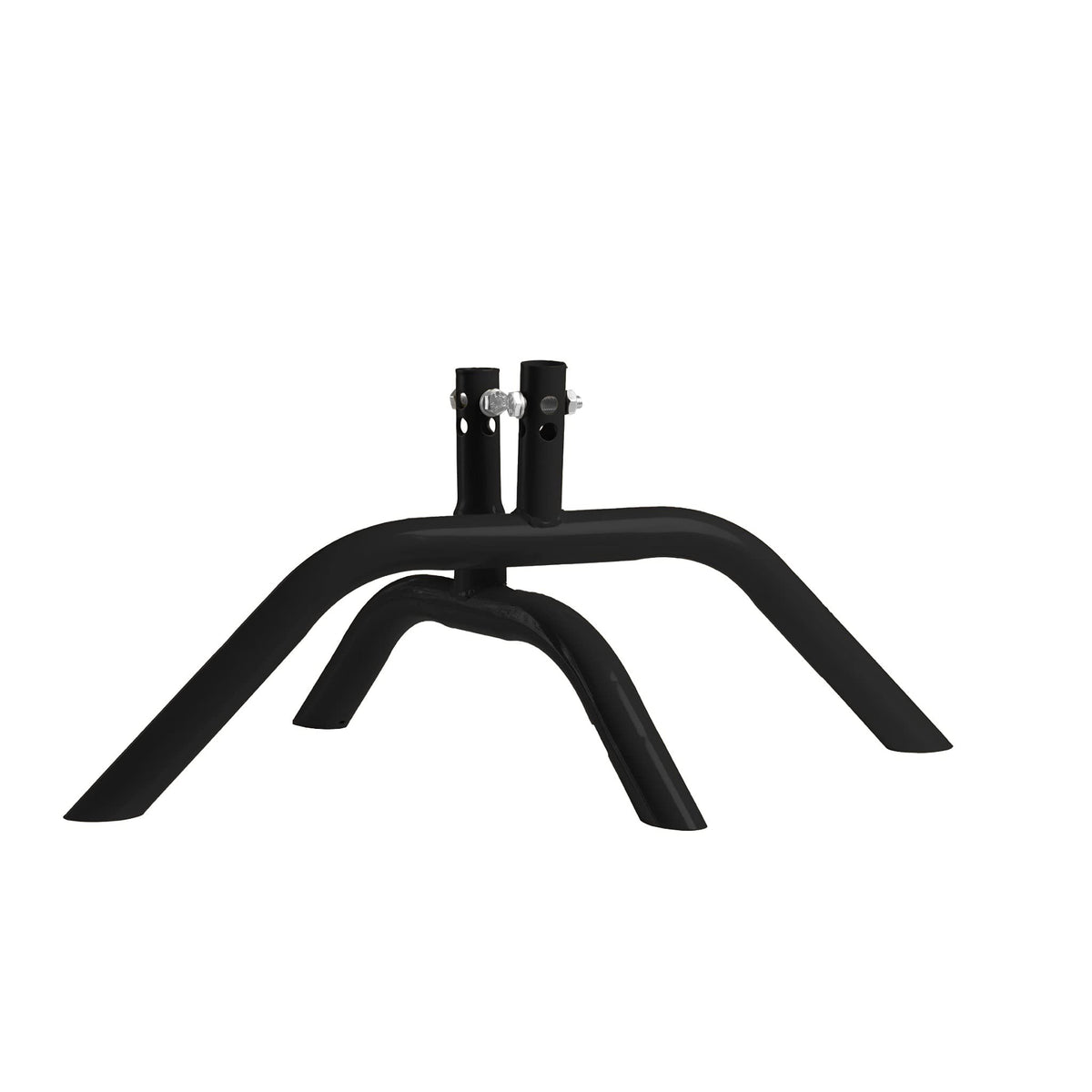 Angry Bull Barricades Metal Interlocking Steel Barricade (8.5 Ft. Heavy Duty, Bridge Feet, Black Powder Coated, Set of 10)