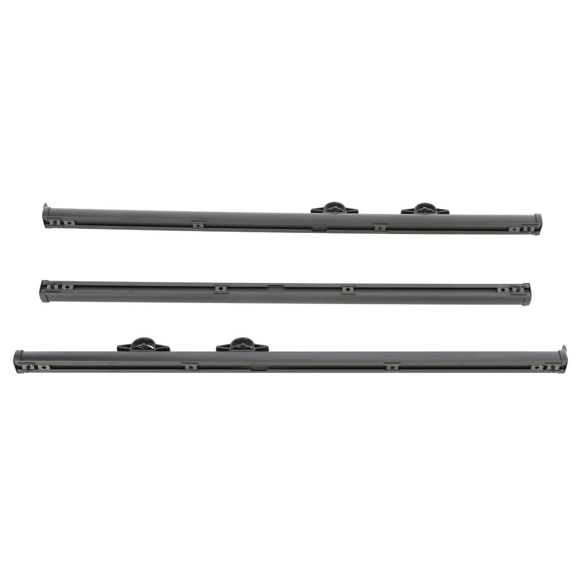 Mopar 82215956 Utility Rails Trail Rail System, same as production. Max recommended load is 250 lbs per rails. Use with Utility Cross Rails 82215631
