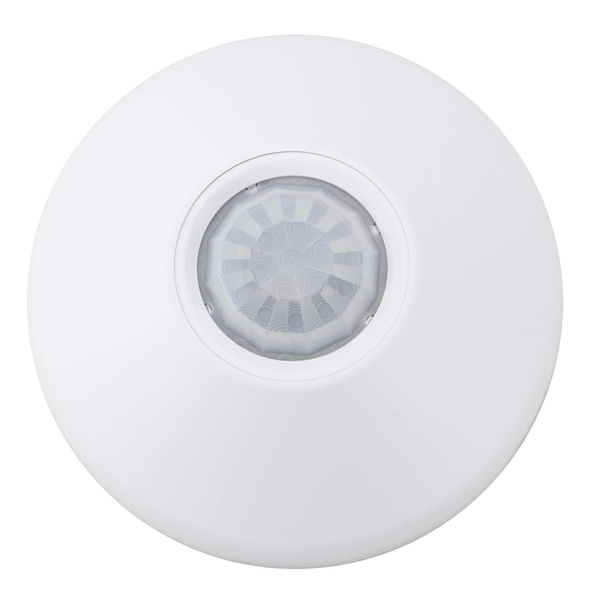 Acuity Controls NCM PDT 9 RJB nLight Low Voltage Ceiling Mount Sensor, Passive Dual Technology, Small Motion/Standard Range 360° Lens, Rear RJ-45 Ports, White