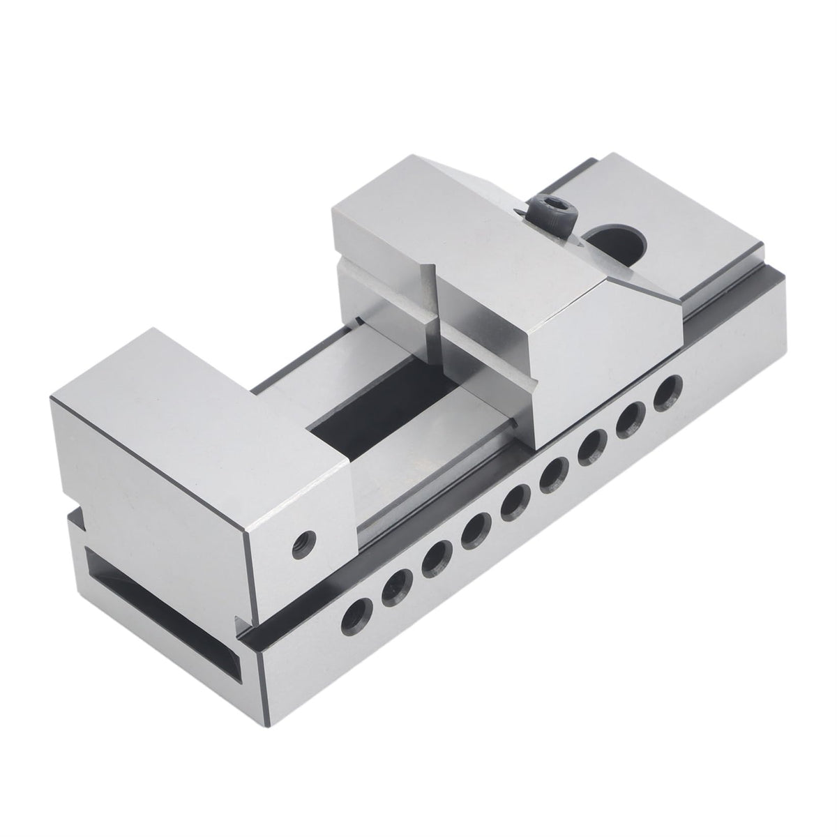findmall 3 X 7 Inch Tool Makers Accuracy Screwless Vise Accuracy Grinding Screwless Mini Insert Vise Toolmaker Steel for Surface Grinding and Milling