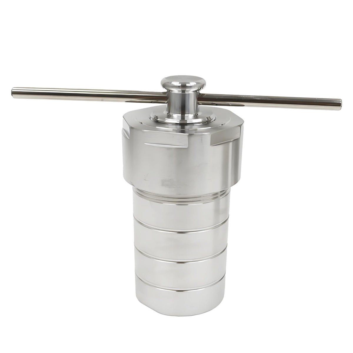 PreAsion 100ml PTFE Autoclave Hydrothermal Synthesis Reactor 220℃,3Mpa,304 Stainless Steel, Heating Cooling Rate:5 ℃/min