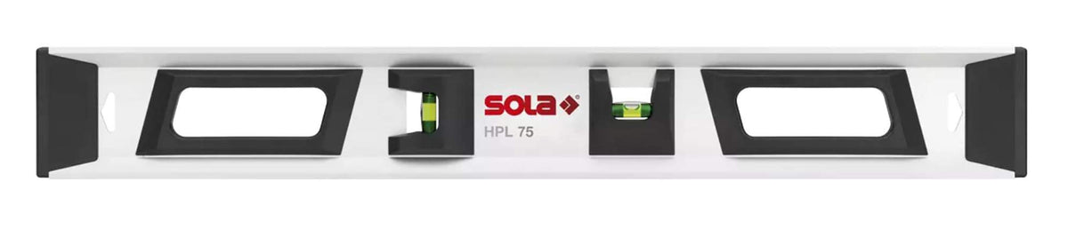 SOLA 1711001 High Precision Level with 2 60% Magnified Vials, 30-Inch,Grey/Black