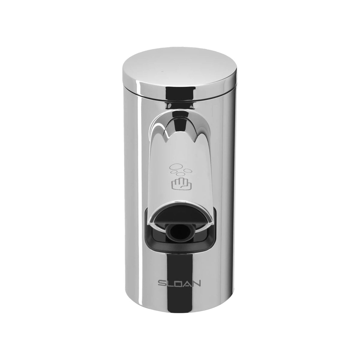 Sloan ESD-2000 Deck-Mounted Foam Soap Dispenser - Infrared Sensor Activated, Polished Chrome Finish, Battery Powered, Modular One-Piece Construction, 3346089