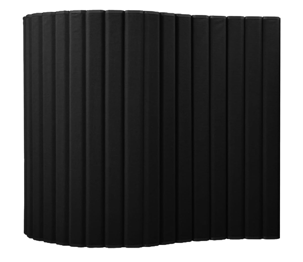 Versare VersiPanel Acoustical Partition Wall - Sound Panel Classroom Office Room Divider, Flexible Arrangement, Easy Roll-up Storage (Black, 8' Wide x 6'6" Tall)