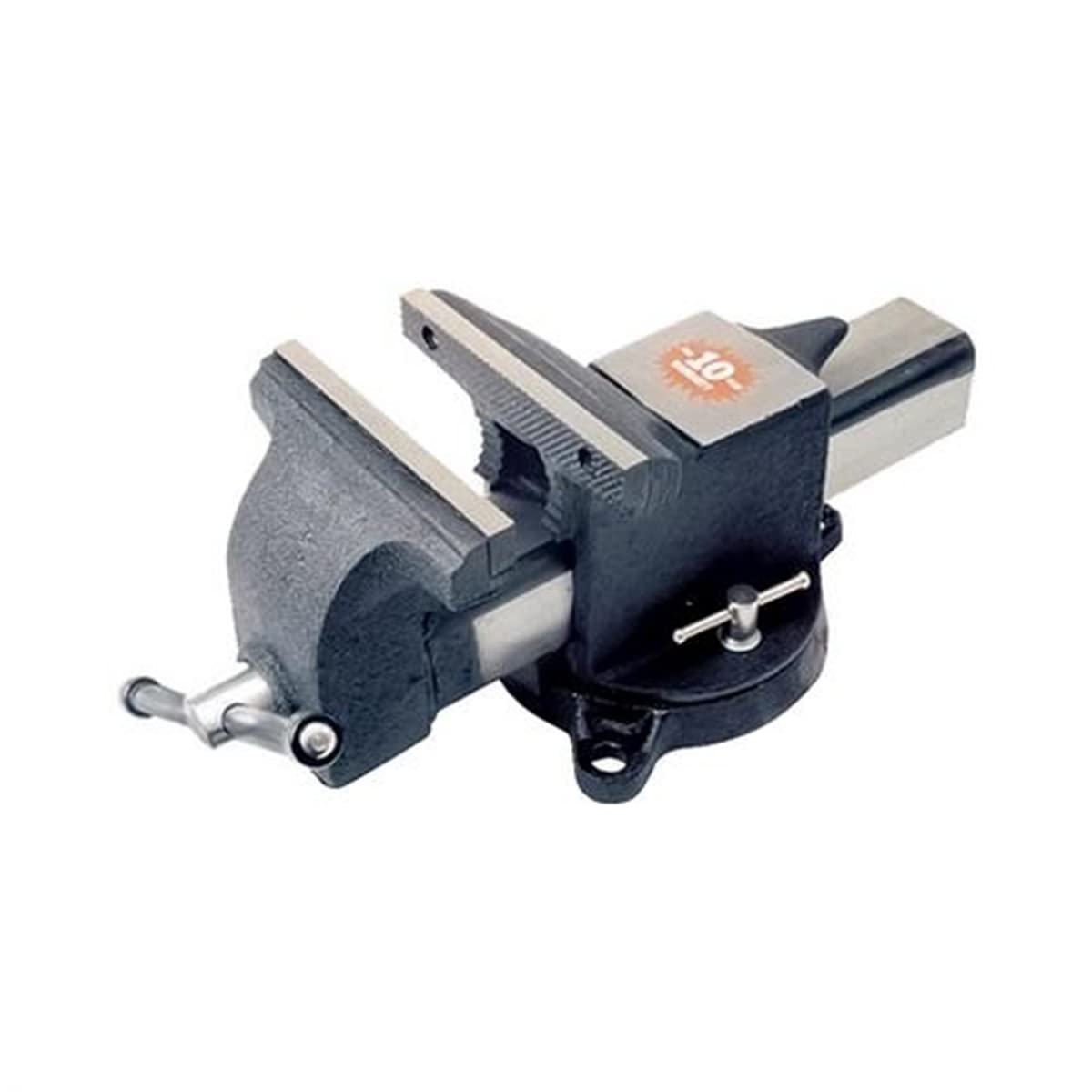 K Tool International 5" Steel Vise with 5-1/4" Jaw Opening
