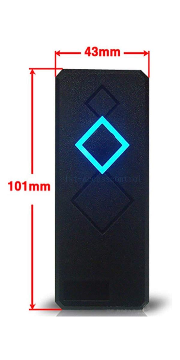 MENGQI-CONTROL 1 Door Proximity RFID Card Access Control System with 600lbs Magnetic Lock 110V Power Supply Box RFID Reader Push to Exit Button USB Enroll Reader Card & Key Fob APP Remotely Open Lock