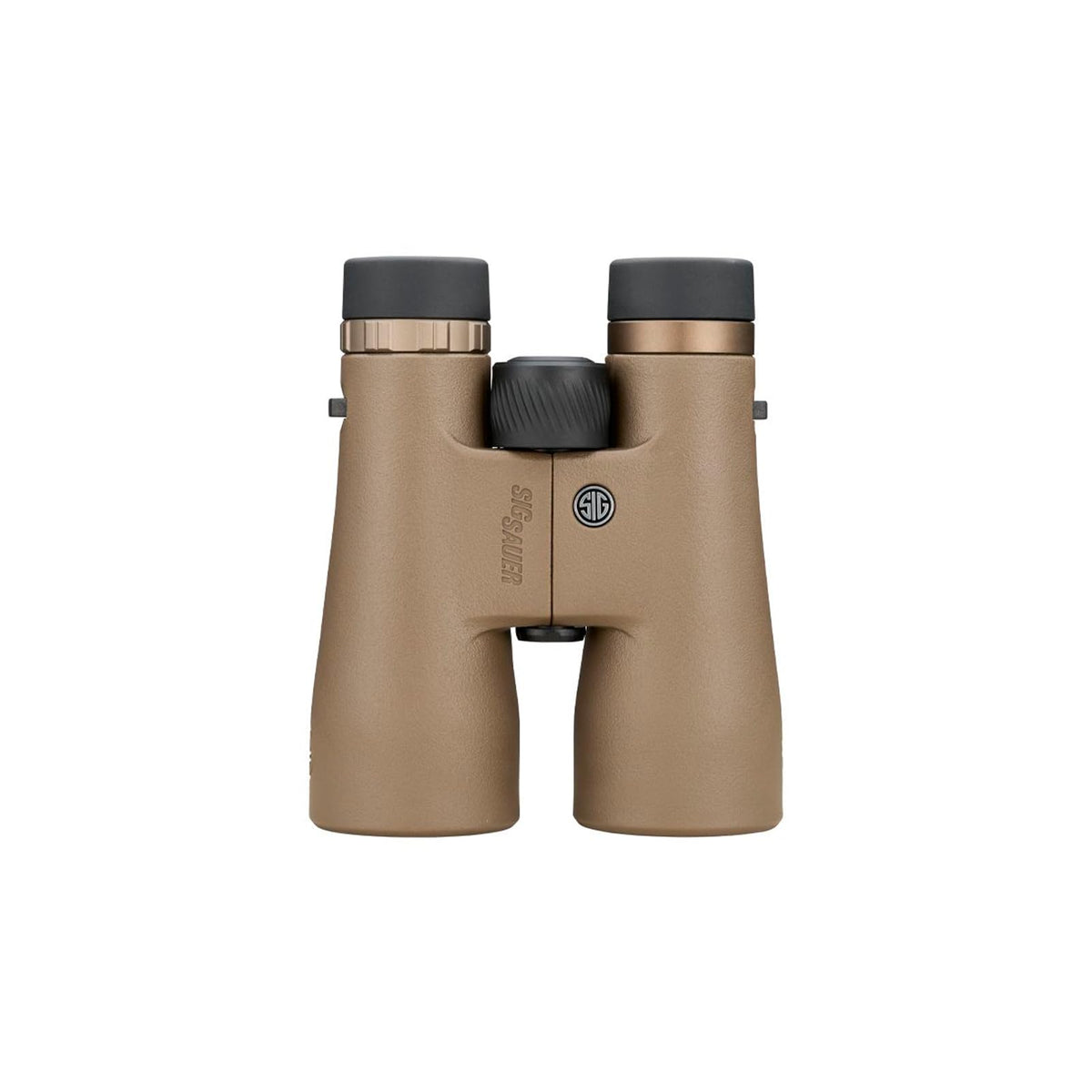 SIG SAUER Canyon HD Durable Fogproof Waterproof IPX-7 Rated Tripod-Adaptable Hunting Binoculars with Multicoated Lenses, Harness Strap, Covers & Case Included, Flat Dark Earth - 12x50mm