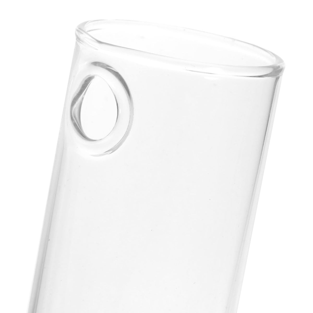 Amosfun Glass Hanging Planter Wall Vase Set, Large Cylindrical Hydroponic Glass Flower Vases with Crystal Mud and No-Trace Nails, Wall-Mount Terrarium for Indoor and Outdoor Plant Decor