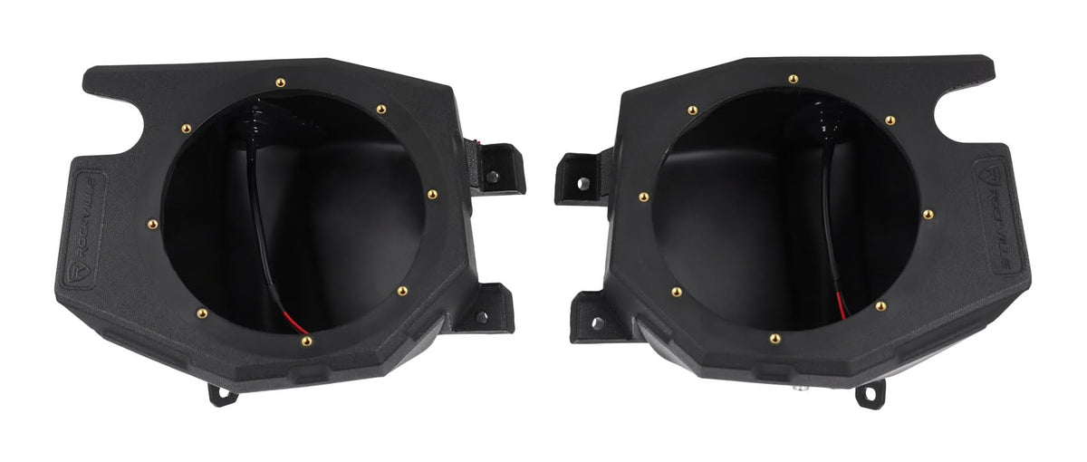 Rockville RockZR v2 2014-2023 Polaris RZR Front Kick Panel 6.5" Speaker Pods - Fits RZR and XP Models