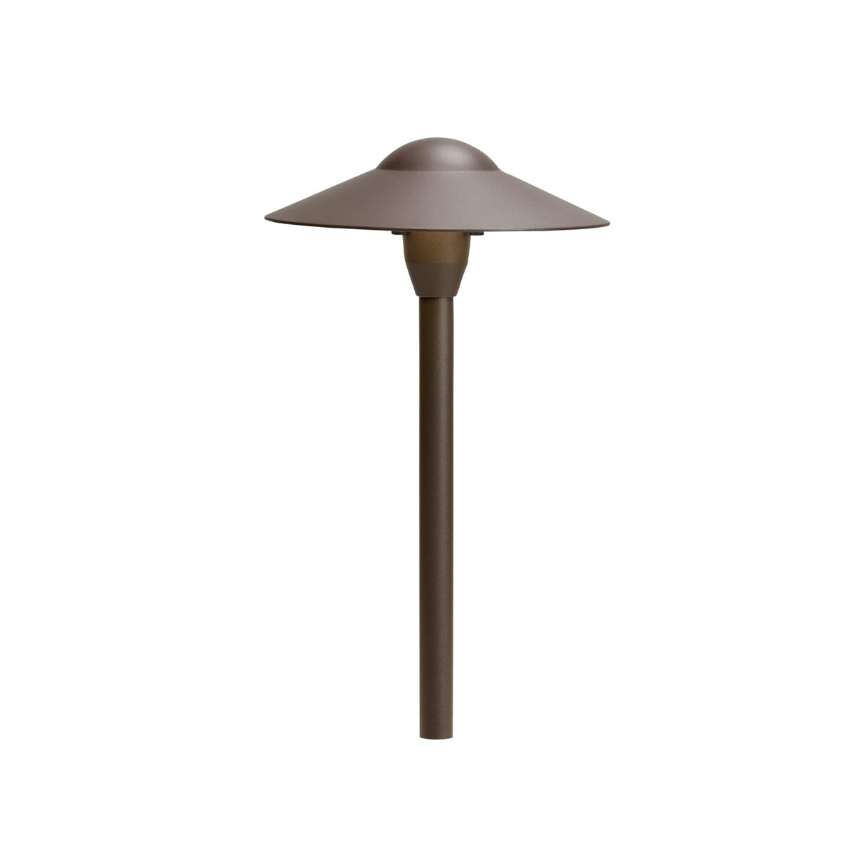Kichler 15410AZT Path & Spread 1-Light 12V, Textured Architectural Bronze