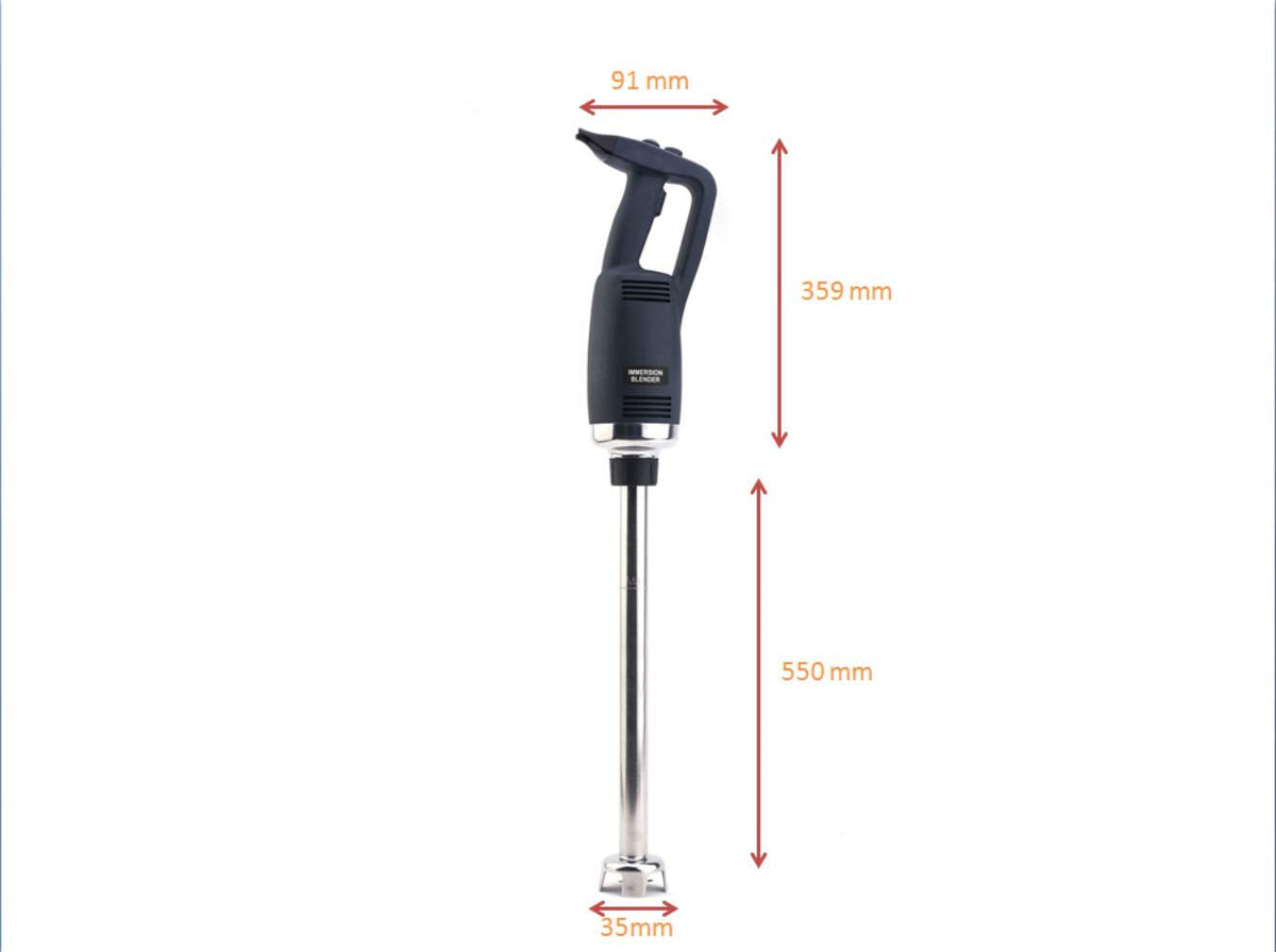 Li Bai Heavy Duty Big Stix Immersion Blender Handheld Kitchen, 22 in Hand Blenders for Kitchen, Commercial Mixer Electric, 500W Removable Shaft 2500rpm to 15000rpm, Emulsifier Blender Handheld