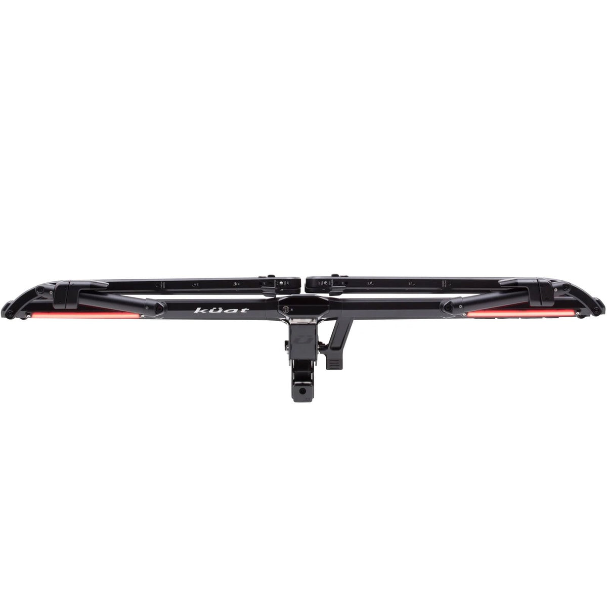 KUAT 2" Piston Pro X LED Dual Ratchet Hitch Rack - Secure Rugged Kashima-Coated Portable Foldable Easy-to-Use No Frame Contact 2-Bike Hauling Platform with 53" Max Wheelbase & 5" Max Tire Width