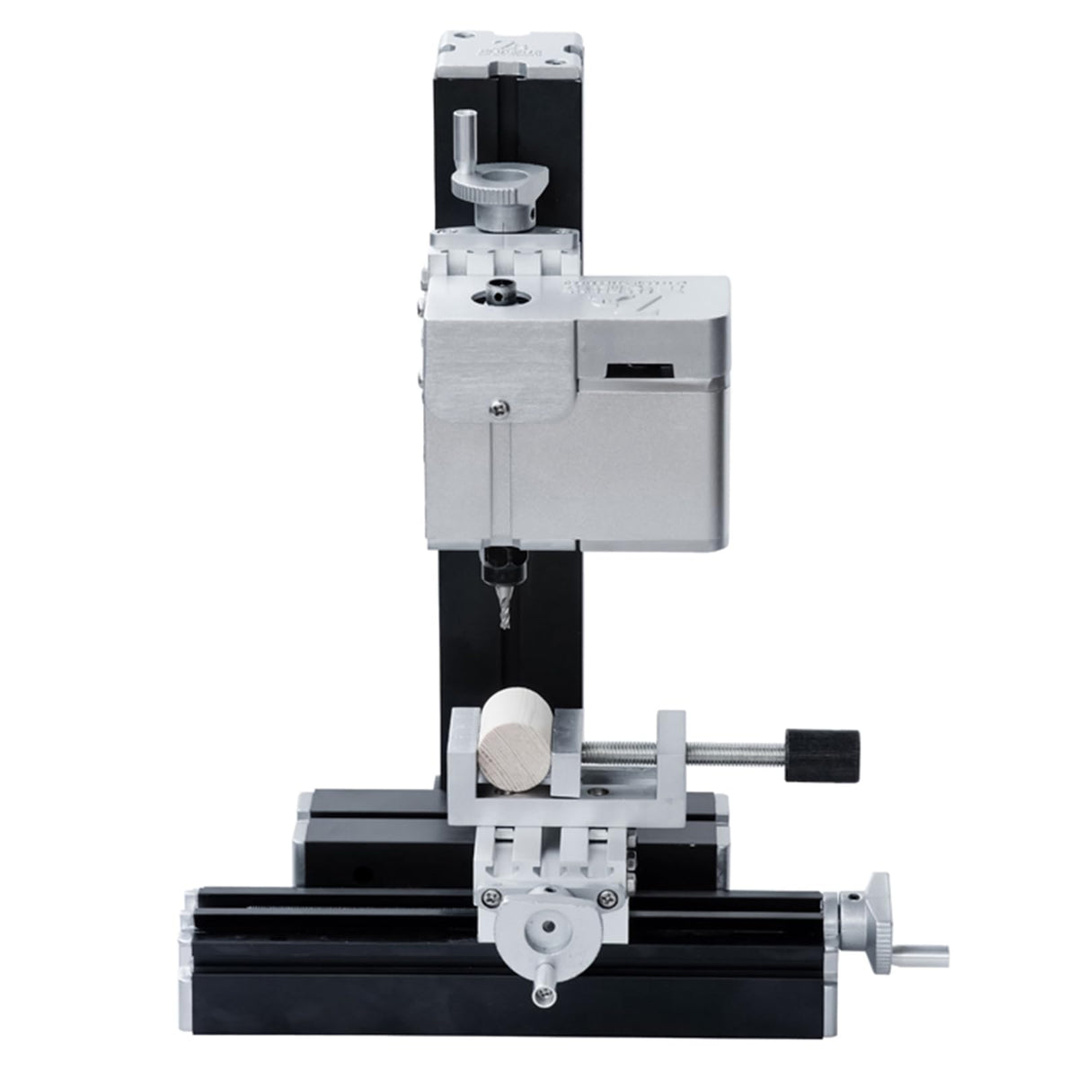 ZHRUI Electroplated Mini Metal Milling Machine 36W 20000rpm DIY Vertical Miniature Mill Lathe Machine Tools for Creative Maker Miniature Miller