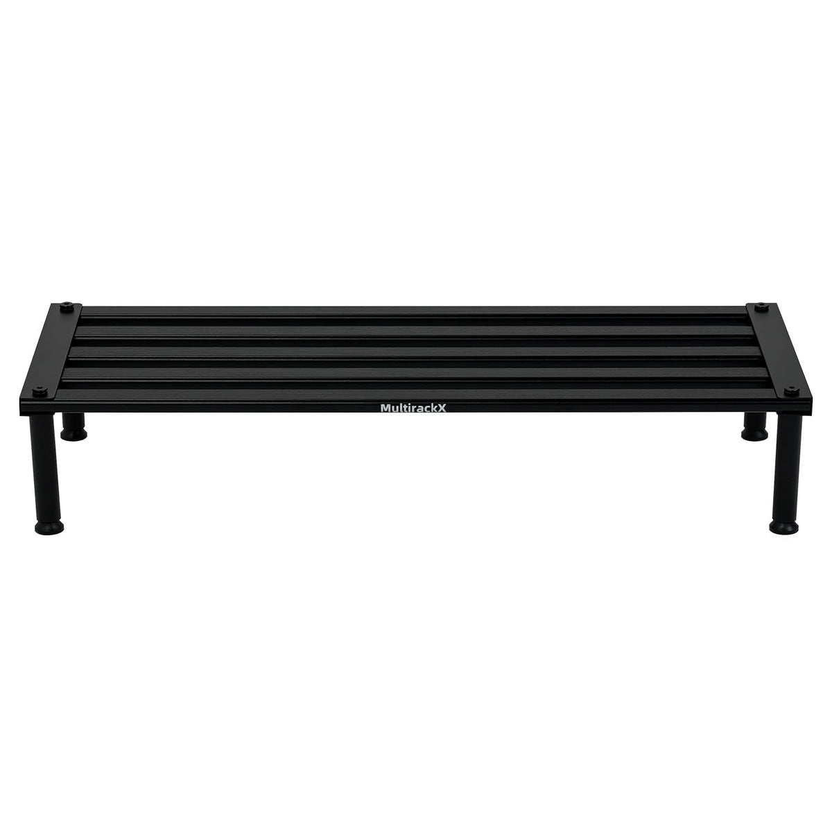 MultirackX Metal Plant Stand, Rust-proof Aluminum Display Rack, Plants Display Stands Decoration Racks for Living Room Garden Balcony Patio (Black, 31.5Inch Low)