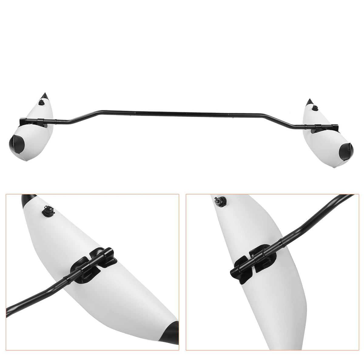 Kayak Outrigger Stabilizer , Portable PVC Higher Stability Kayak Outrigger Kit , Three Colours to Choose Inflatable Kayak Stabilizer , Easy to Install , for Floating Balancing Boat