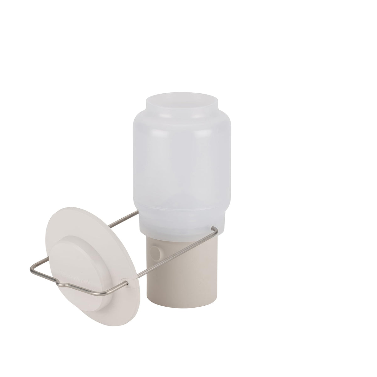 Snow Peak Mini Hozuki - Battery-Powered & Lightweight Camping Light - Portable Lantern for Soft, Ambient Light, Ivory