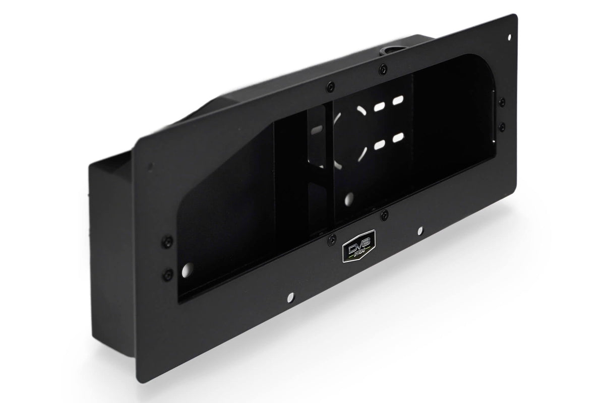 DV8 Offroad Air Compressor Mount & Storage Box for The 2021-2026 Ford Bronco | Designed for ARB Single or Twin Air Compressors | Heat Shield to Reduce Temperatures from Exhaust/Exterior