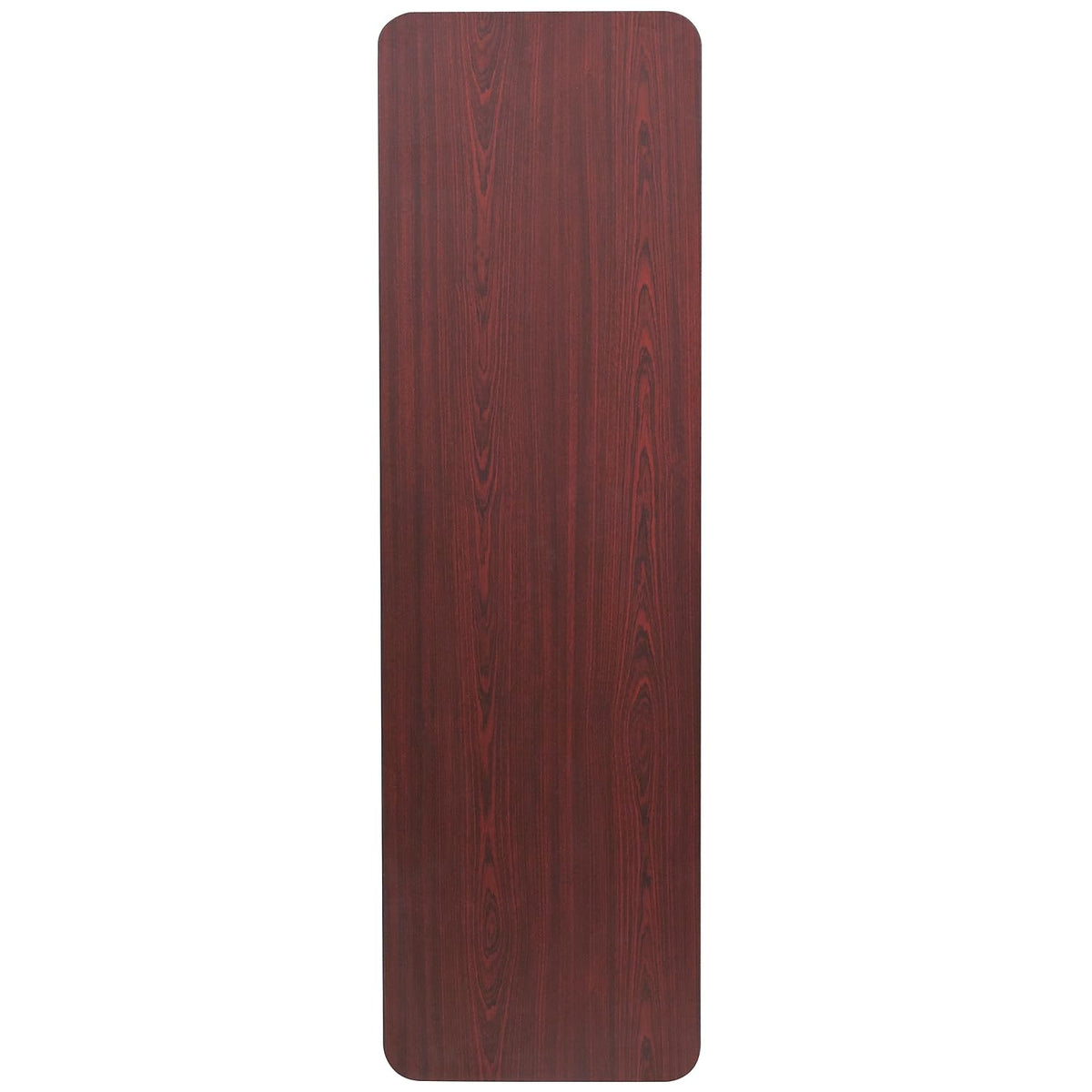 Flash Furniture Frankie Commercial Grade 5-Foot Mahogany Melamine Laminate Folding Training Table