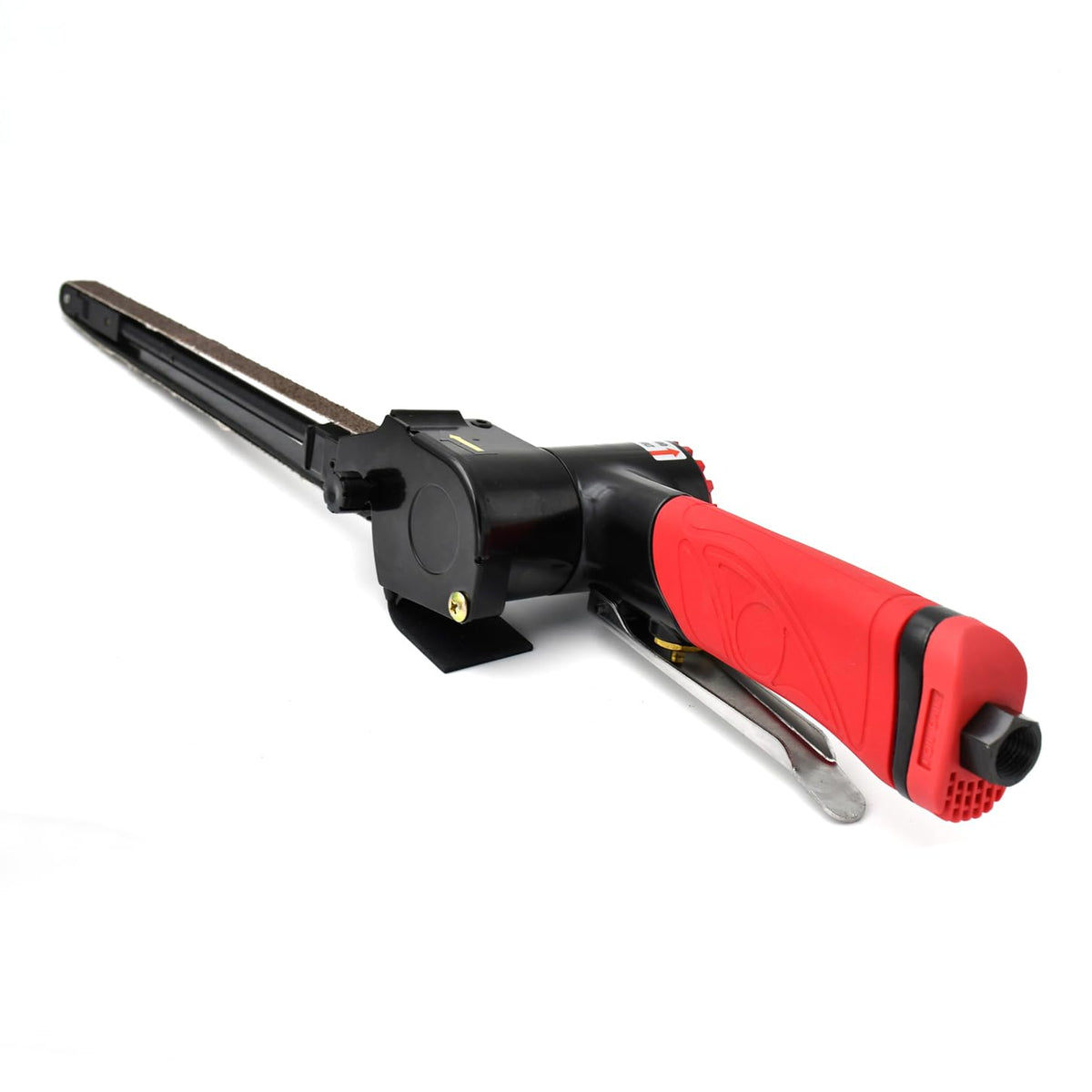 Air Belt Sander 1/2" x 24" Handheld Angle Grinder Belt Sander For Wood Aluminium Iron Steel Metal Polishing DIY Surface Treatment Tool 20000RPM
