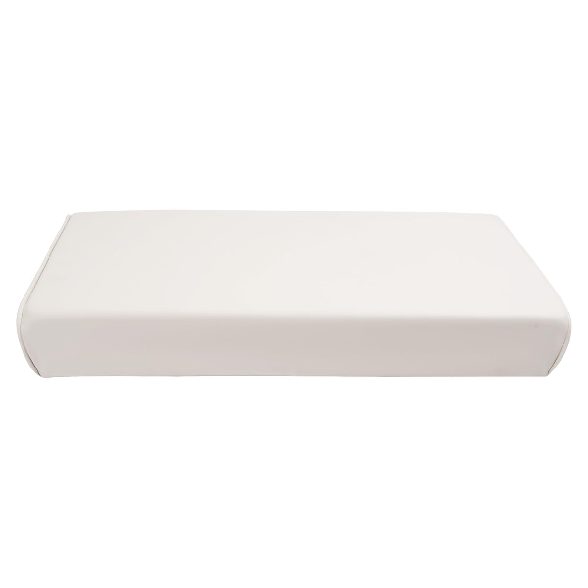 ALMULOO 8WD156-R-S Replacement Seat Bottom Cushion Compatible with 8WD156 Series 70 Quart Swingback Cooler Seat for Fishing, Pontoon Boat, Yacht Universal Pontoon Boat Parts White Plastic