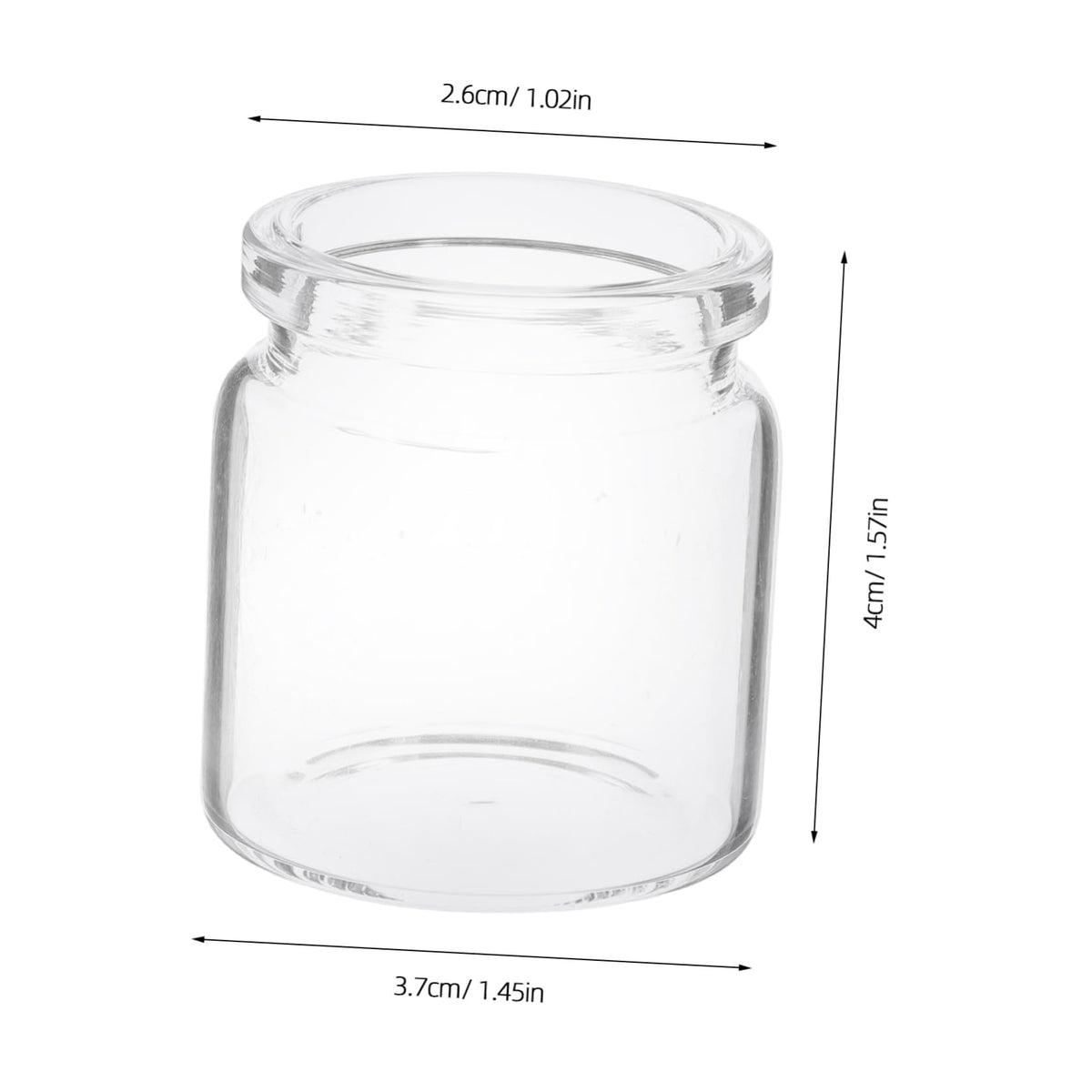 ANDRESLAD 10pcs Miniature Glass Bottles for Succulents Test Tube Vases for Micro Landscape Terrariums for Plant Propagation and Decorative Displays