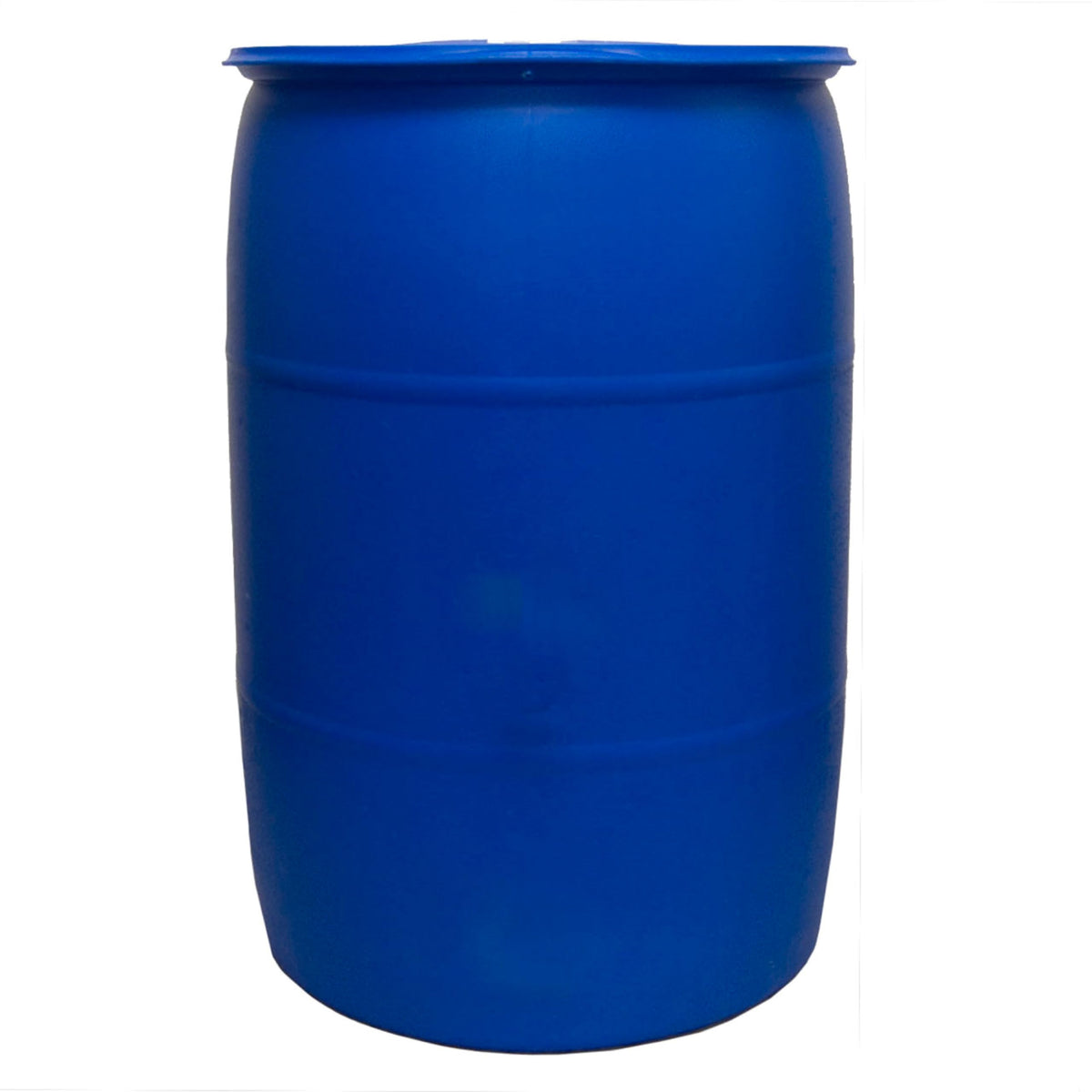 Bushman 55 Gallon Stackable Tight Head Drum - Closed Lid Blue