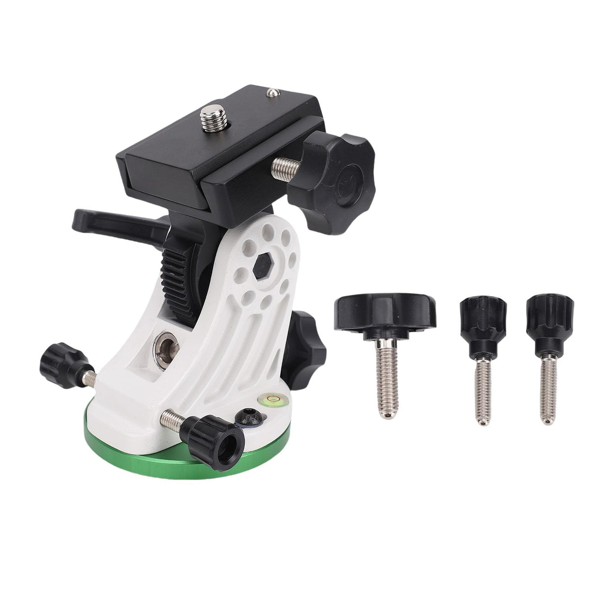 Latitude Adjustment Base, Precision Aluminum Alloy Telescope Mount with 90° Adjustable Knob for Astronomy Enthusiasts and Astrophotographers