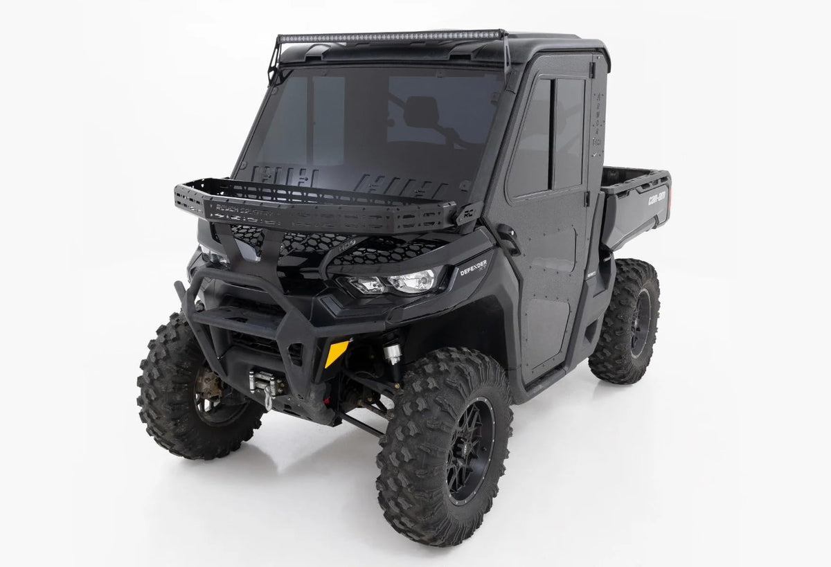 Rough Country Front Cargo Rack for Can-Am Defender HD8/HD9/Max HD10 (2020-2024) - Bolt-on Cargo Rack Kit