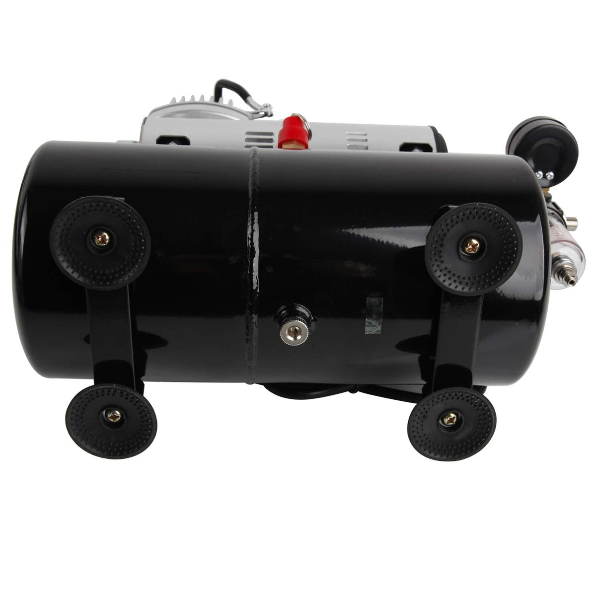 Timbertech ABPST08K Airbrush Compressor Complete Set with Upgraded Cooling Fan and Airbrush Accessories for Airbrushing Hobby, Body Tattoo, Model Painting, Automotive Graphic, Make-up(110-120V)