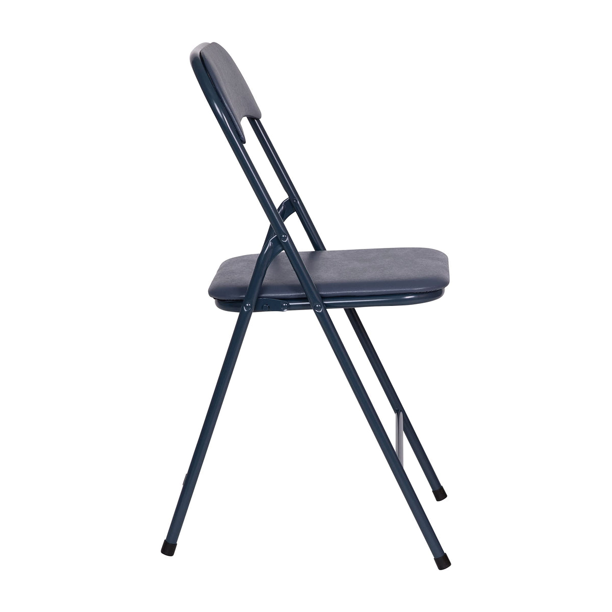 Flash Furniture Madison 5-Piece Folding Card Table and Chairs Set, Portable Event Table and Chairs Set for Indoor and Outdoor Gatherings, Navy