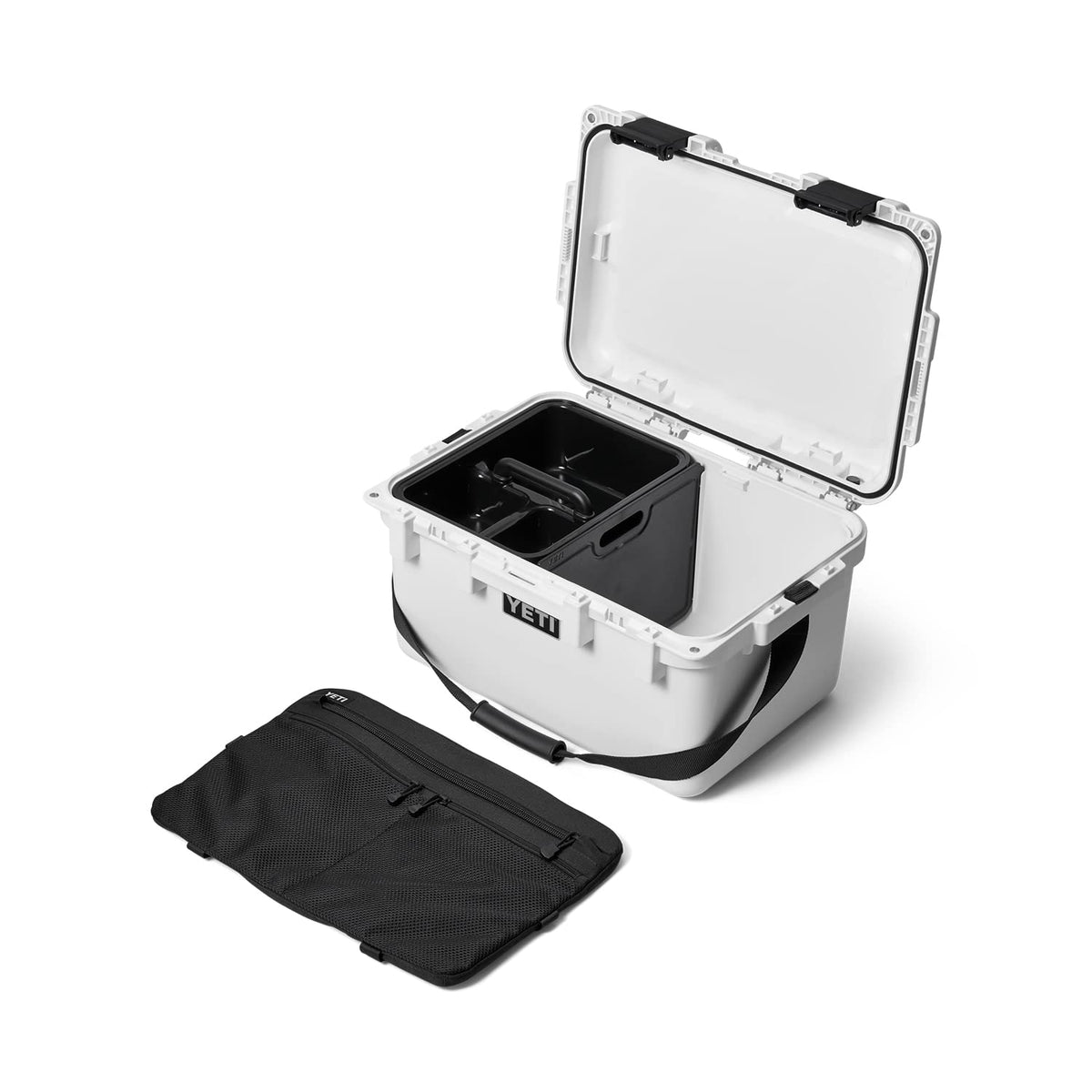 YETI LoadOut GoBox Collection, Divided Waterproof Cargo Cases, Gobox 30 - White, Gobox 30, Durable and Versatile Cargo Case