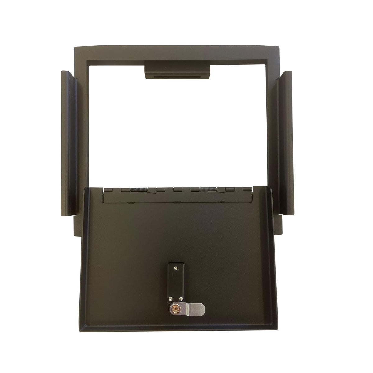 Black Horse Center Console Safe Security Lock Box, Black Gun Box Organizer, with 4 Digit Combination Resettable Lock Compatible with 2023-2024 Ford F-250 Super Duty-ASFS23