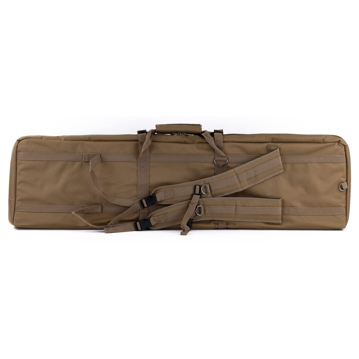 Bulldog Cases 43 Inch Double Long Storage Bag, Padded Carry Case with Multiple Compartments, Tan