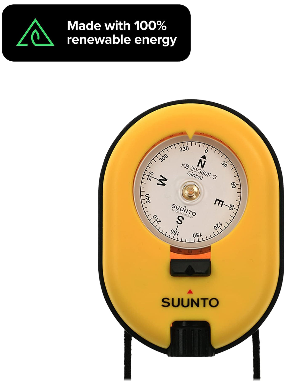 SUUNTO KB-20 Compass: Floating, Light-Weight Hand-Bearing Compass