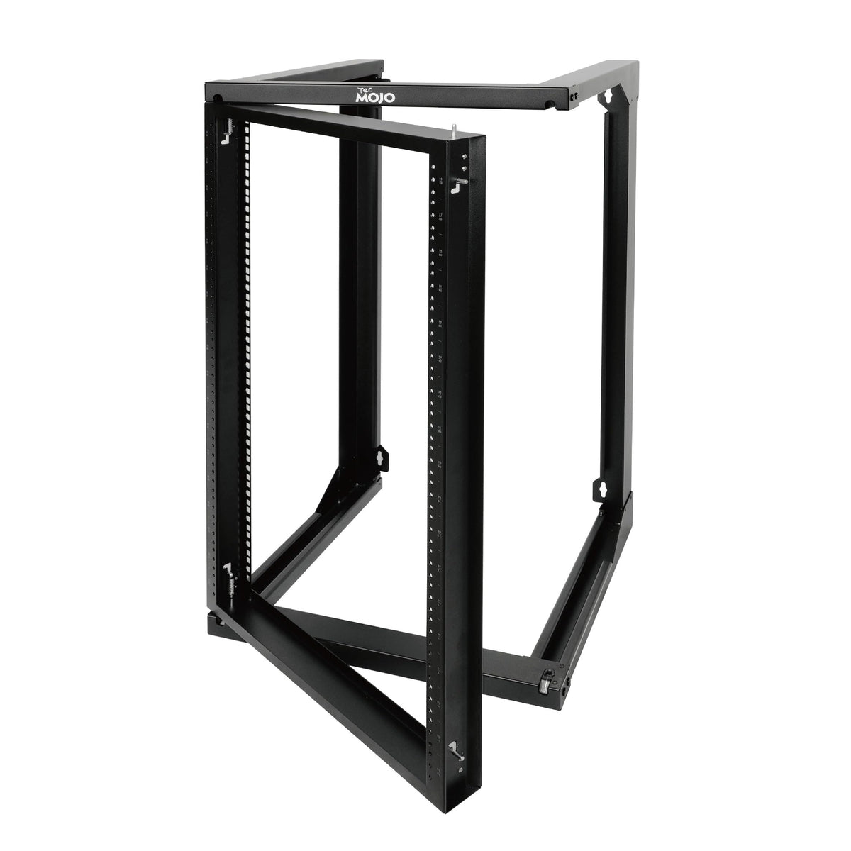 Tecmojo 18U Wall Mount Rack, Server Rack,Open Frame Server Rack,Network Rack for 19inch Computer/AV/Data/IT/Media Equipment,18inch Depth,16inch Apart Mounting Holes,Swing Gate,Square and Tapped Holes