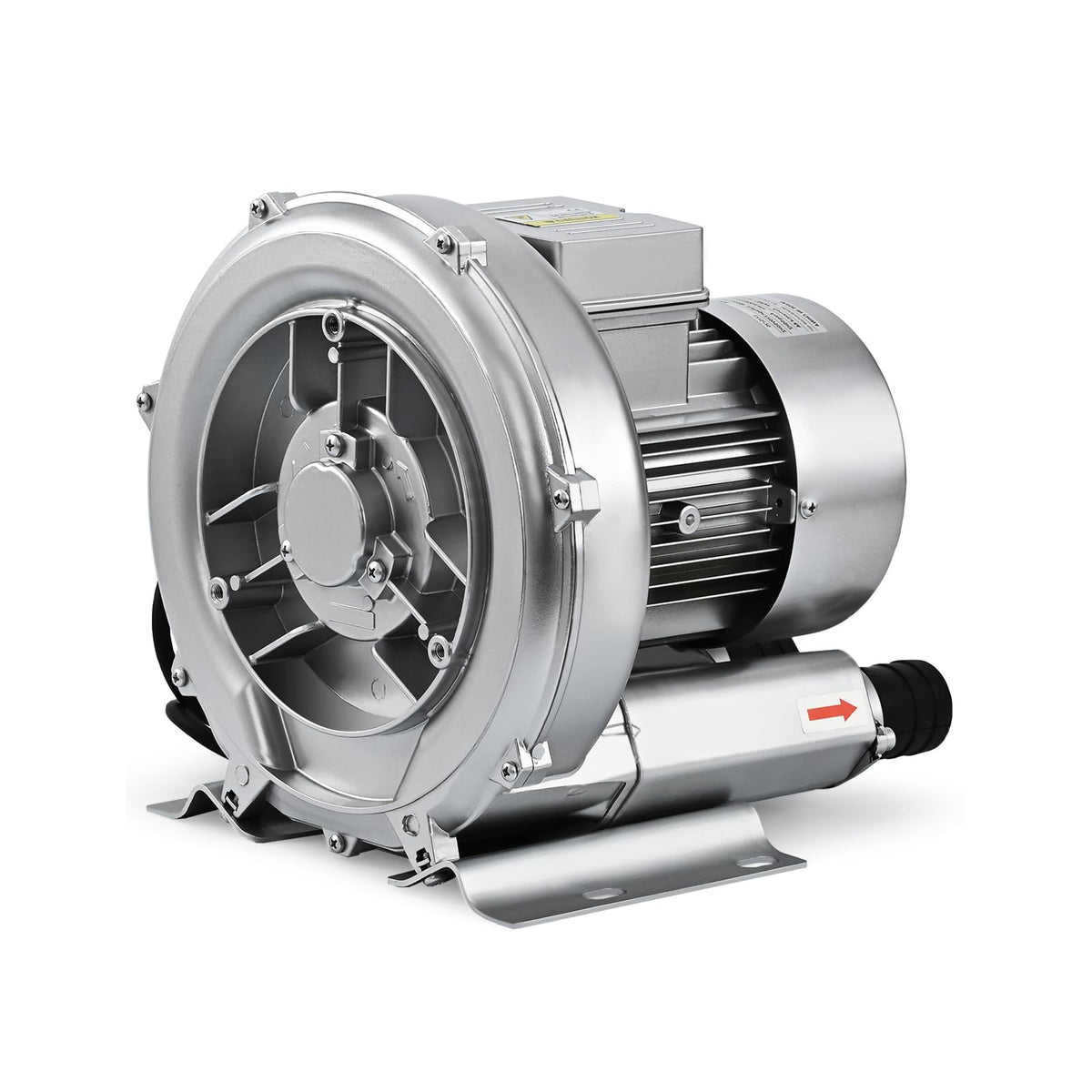 Byjoph Regenerative Blower High-Pressure Vortex Ring Blower 110V 60Hz Single Phase 0.4HP 33CFM for Sewage Aeration Aquarium Fish Pond