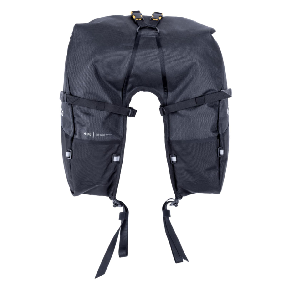 Giant Loop Coyote Saddlebag, Water-resistant Motorcycle Storage Bag, 39-Liters Capacity to Carry Small & Large Gear, Fits Any Dirt Bike, Enduro, Adventure & More (Black)