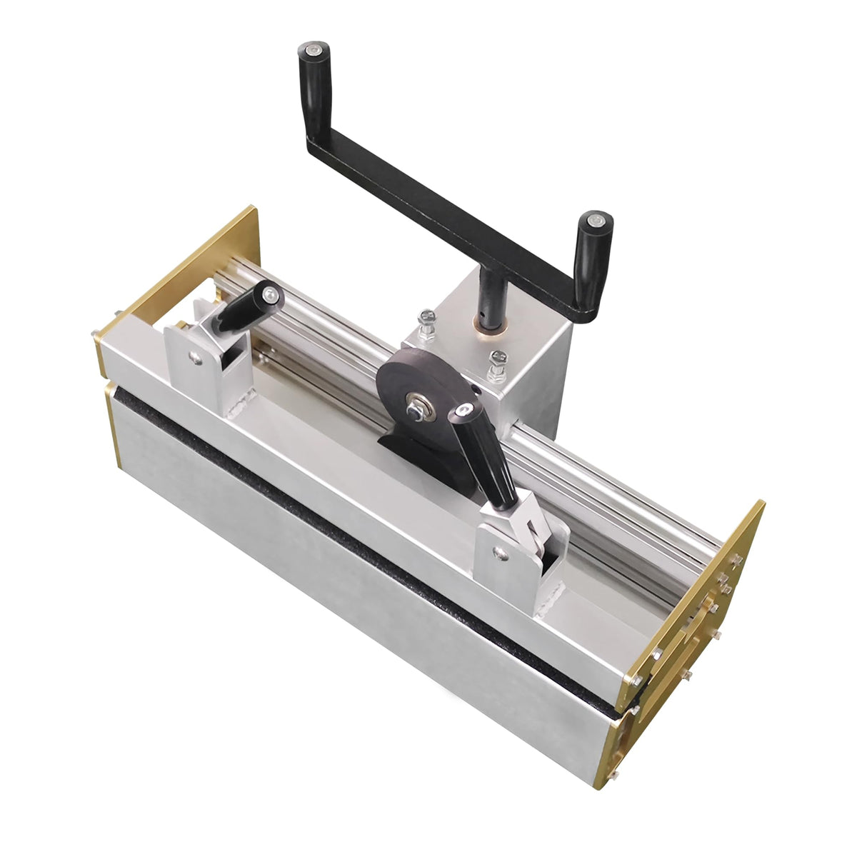 14'' Belt Fasteners Manual Roller Lacer PVC PU Conveyor Belt Tool Splice Assembler Roller Lacemaker for Flexco Wire Hook/Spike Fasteners with 2 Face Strips