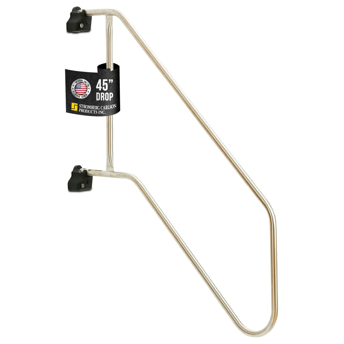 Stromberg Carlson AC-544L Locking Commercial Rail - Mobile Equipment Support - RV Camping Accessories and Travel Trailer Accessories for Step Ladder- 200 lbs Capacity - 36.5" Extension, 45" Height