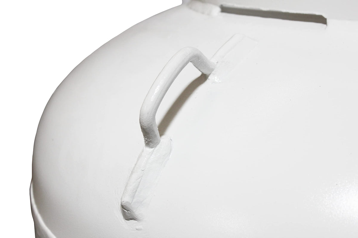 Flame King YSN420ASME 420LB (120 Gallon) ASME Vertical Steel Propane Tank, White