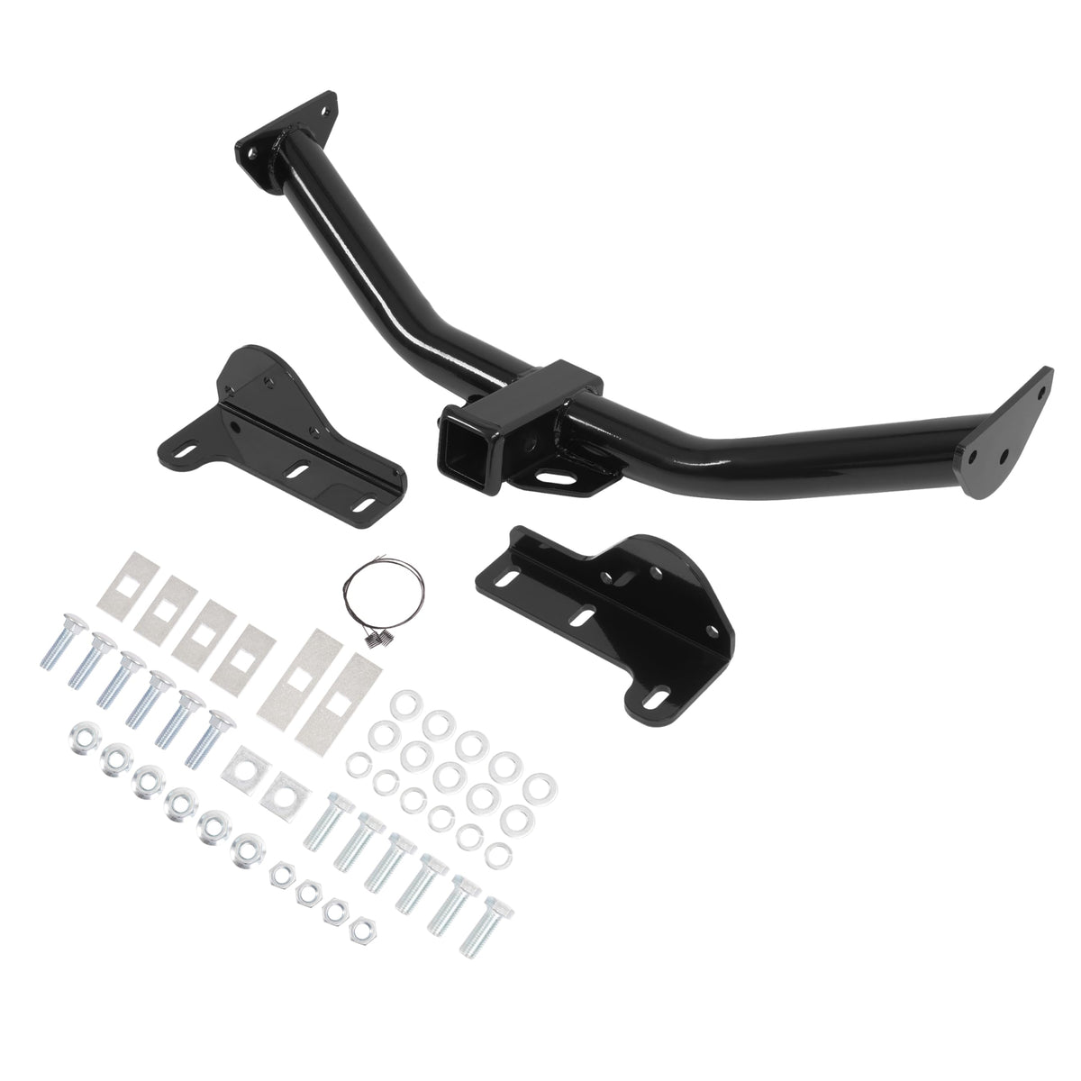 ALMULOO Trailer Tow Hitch 2 Inch Receiver Class 3 Compatible with 2009-2020 Dodge Journey (Only Compatible with Vehicles Without LED taillights)
