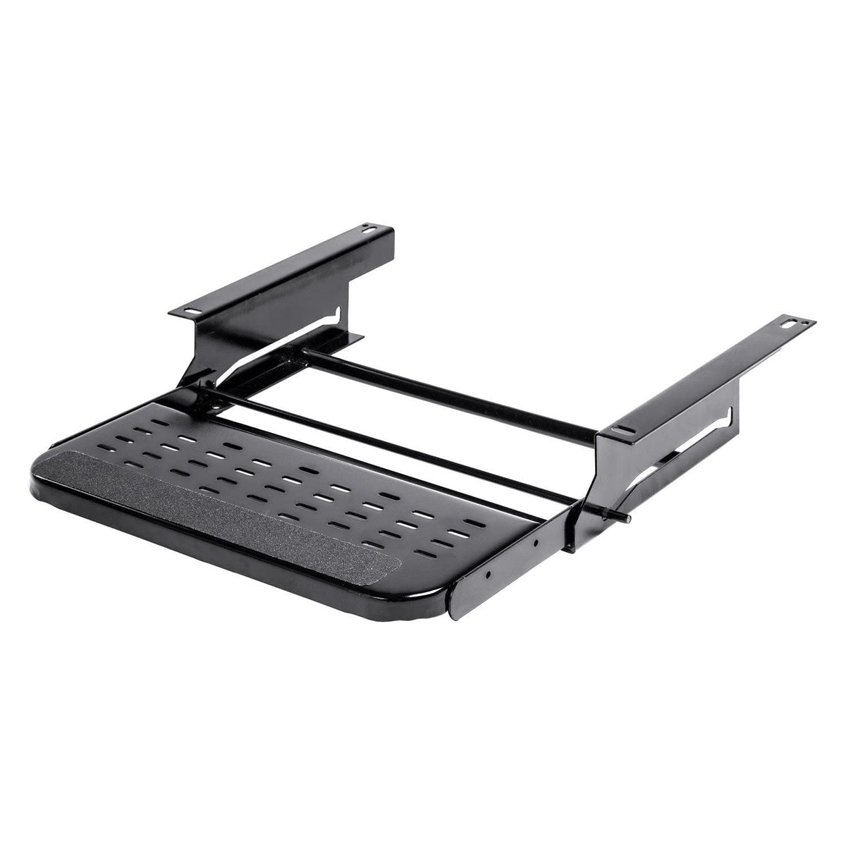 Stromberg Carlson Manual RV Step SMFP-1220 – Foldable Camper Stairs for Trailer, Portable Single Pull Out Platform for RV, Rust Resistant Construction, Exterior Camper Step, 20" Wide Non-Skid Design