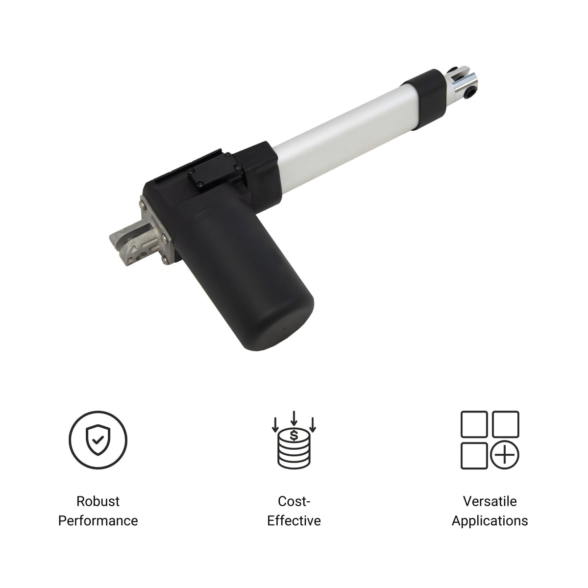 Progressive Automations 12V Electric Linear Actuator - 10 Inch Stroke, 400 lbs Force, IP66 Water Resistance - High Load Linear Actuator for Automation, Manufacturing, Automotive, PA-04-10-400